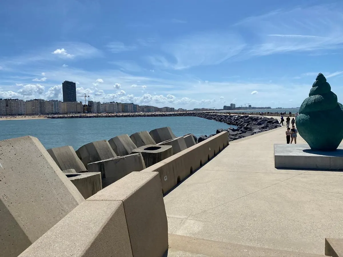 Panoramic View On Beach, Ships, Sea - Place To Be Ostend