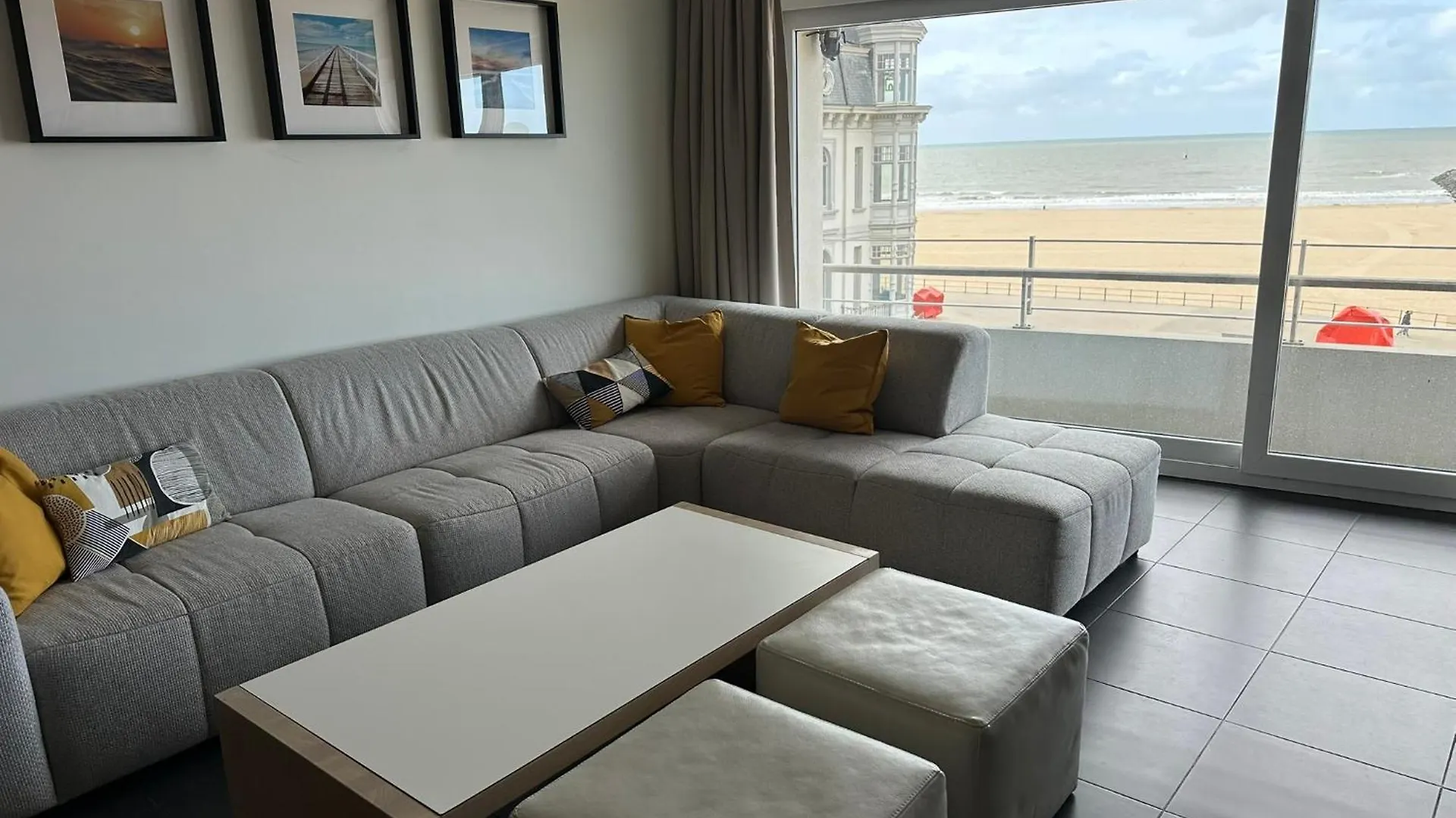 Apartment Panoramic View On Beach, Ships, Sea - Place To Be Ostend Belgium
