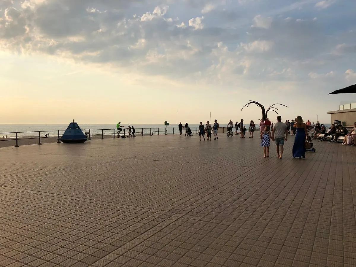 Panoramic View On Beach, Ships, Sea - Place To Be Ostend Apartment